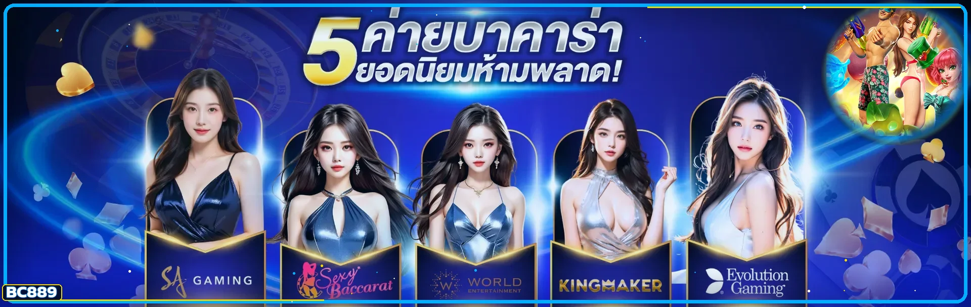 ภาพรวมสล็อต BC889 และหมวดเกมคาสิโนออนไลน์